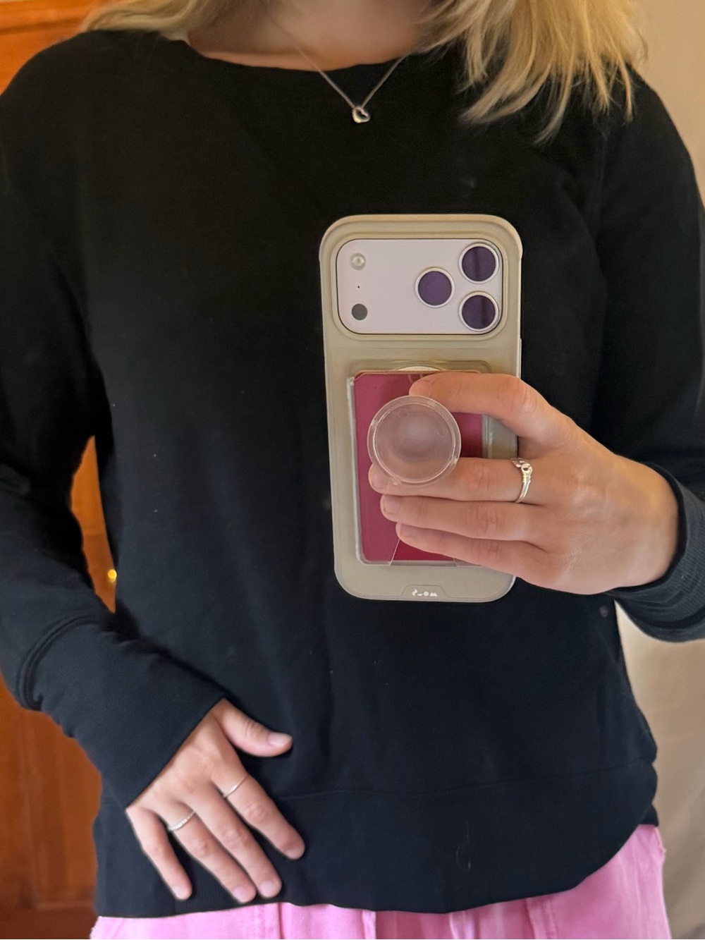 Mondetta Black Crew Neck Sweater